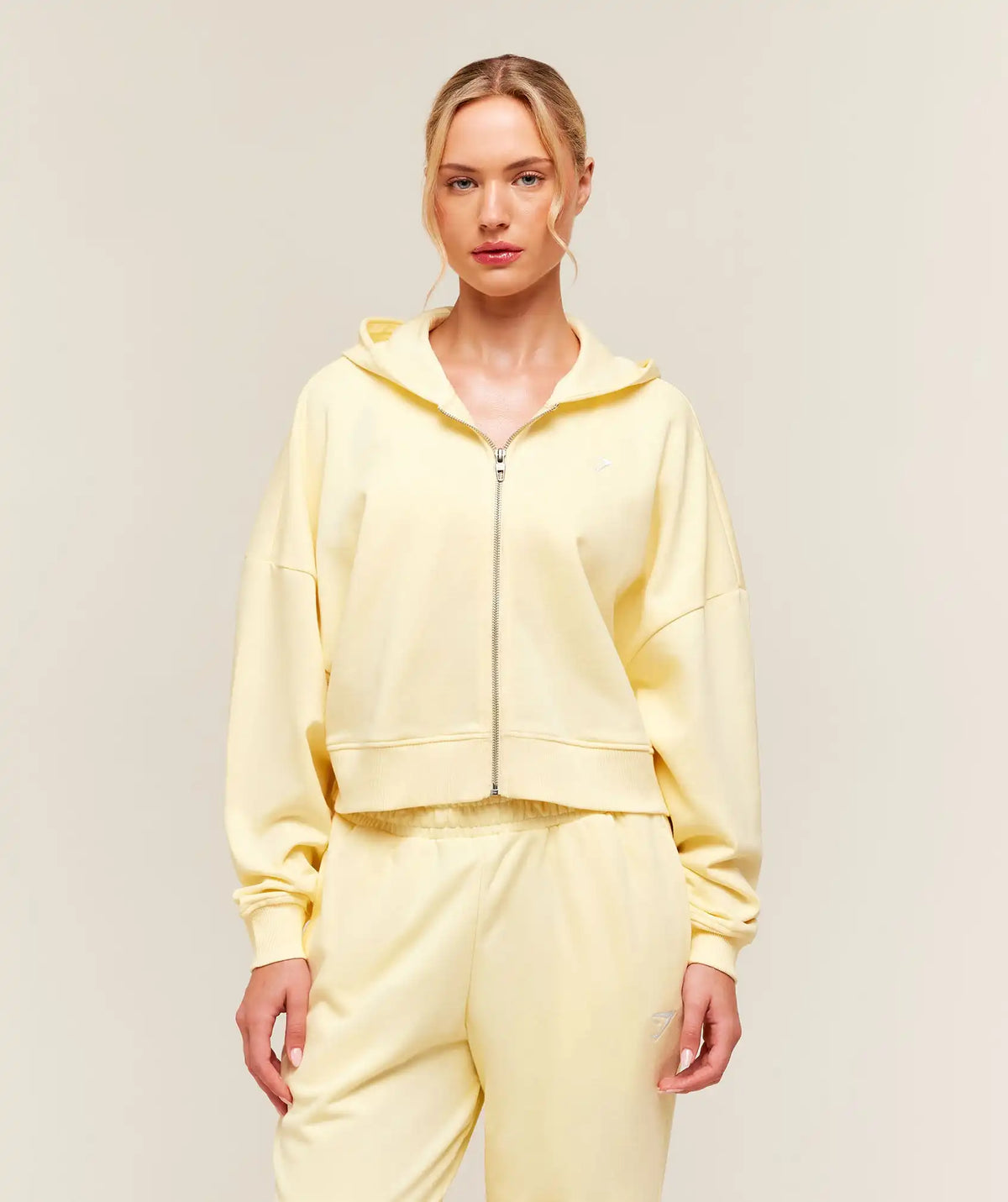 Training Oversized Boxy Zip Through Hoodie