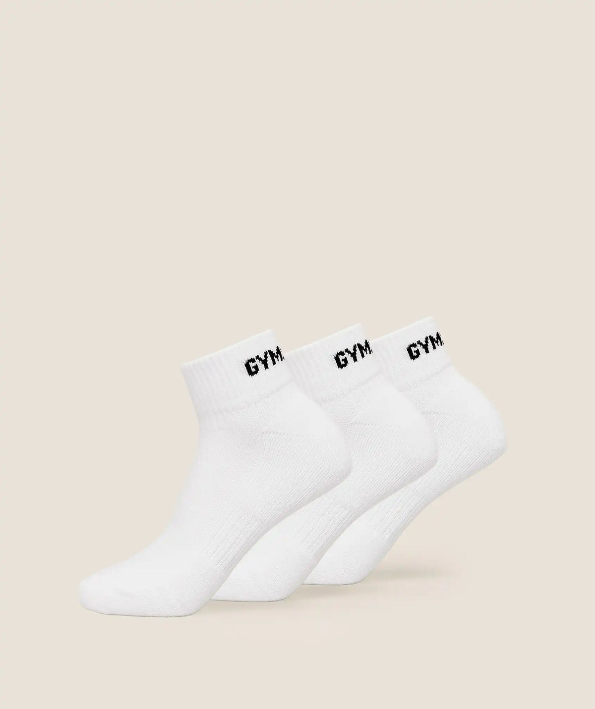 GS Jacquard Quarter Socks 3pk
