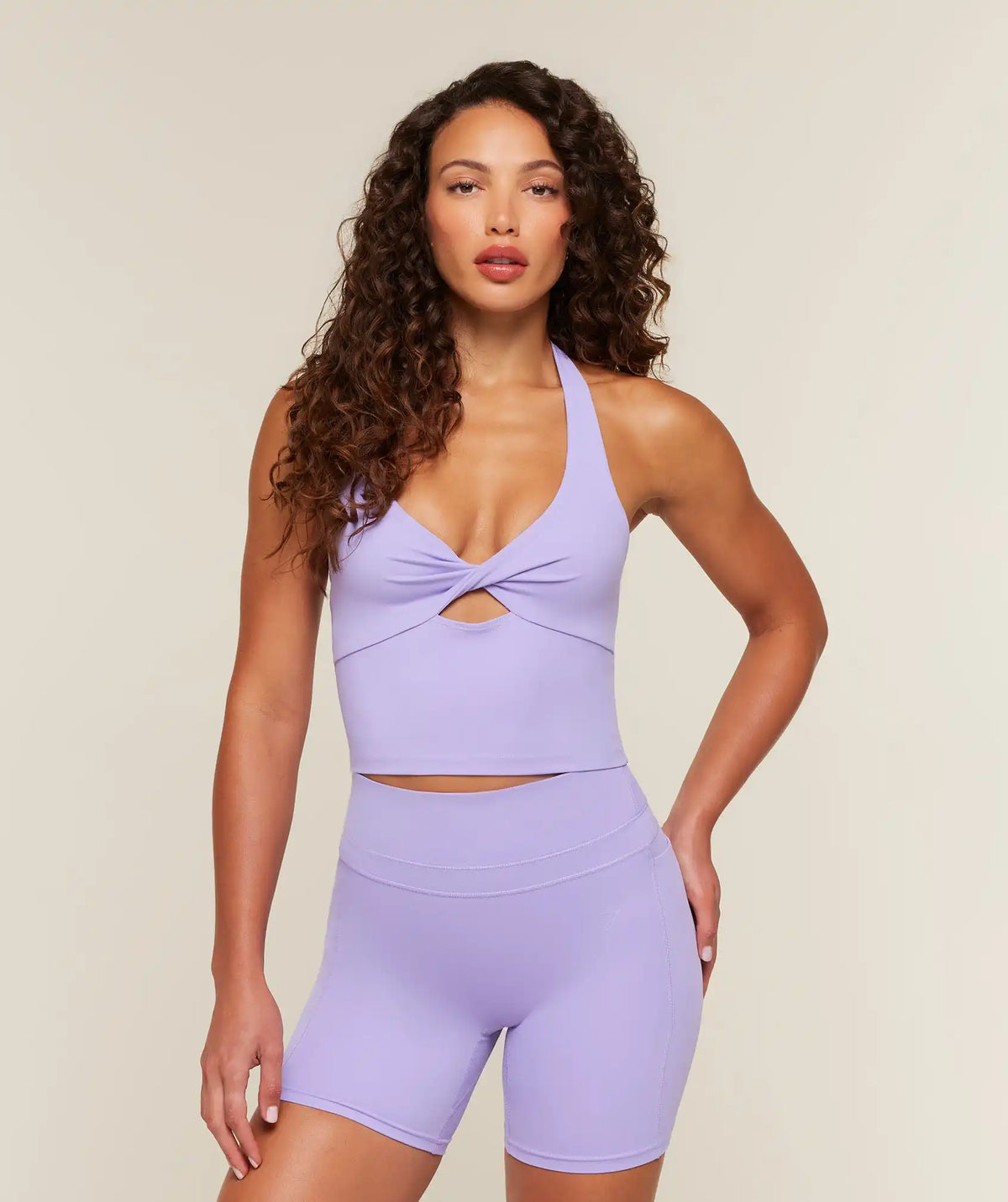 Whitney Twist Front Shelf Tank