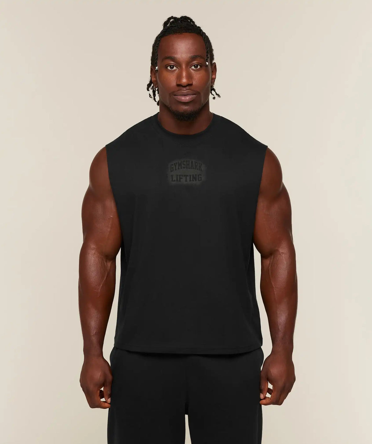 Faded Lifting Graphic Sleeveless Top