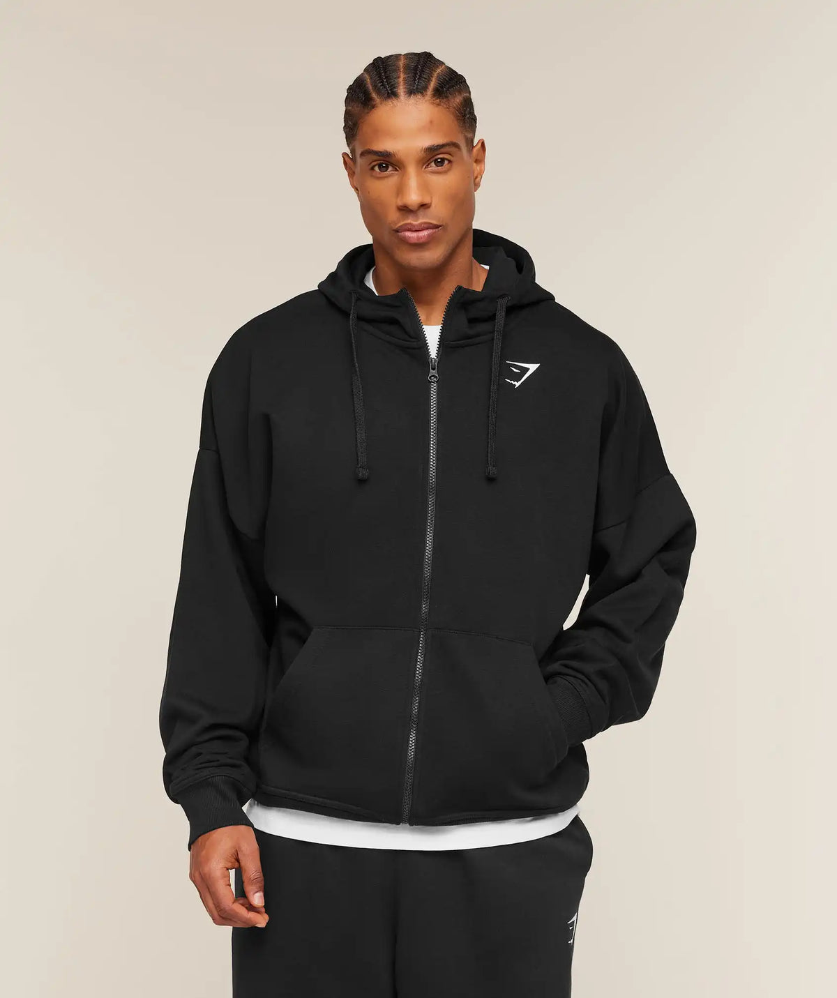 Essential Oversized Zip Up Hoodie