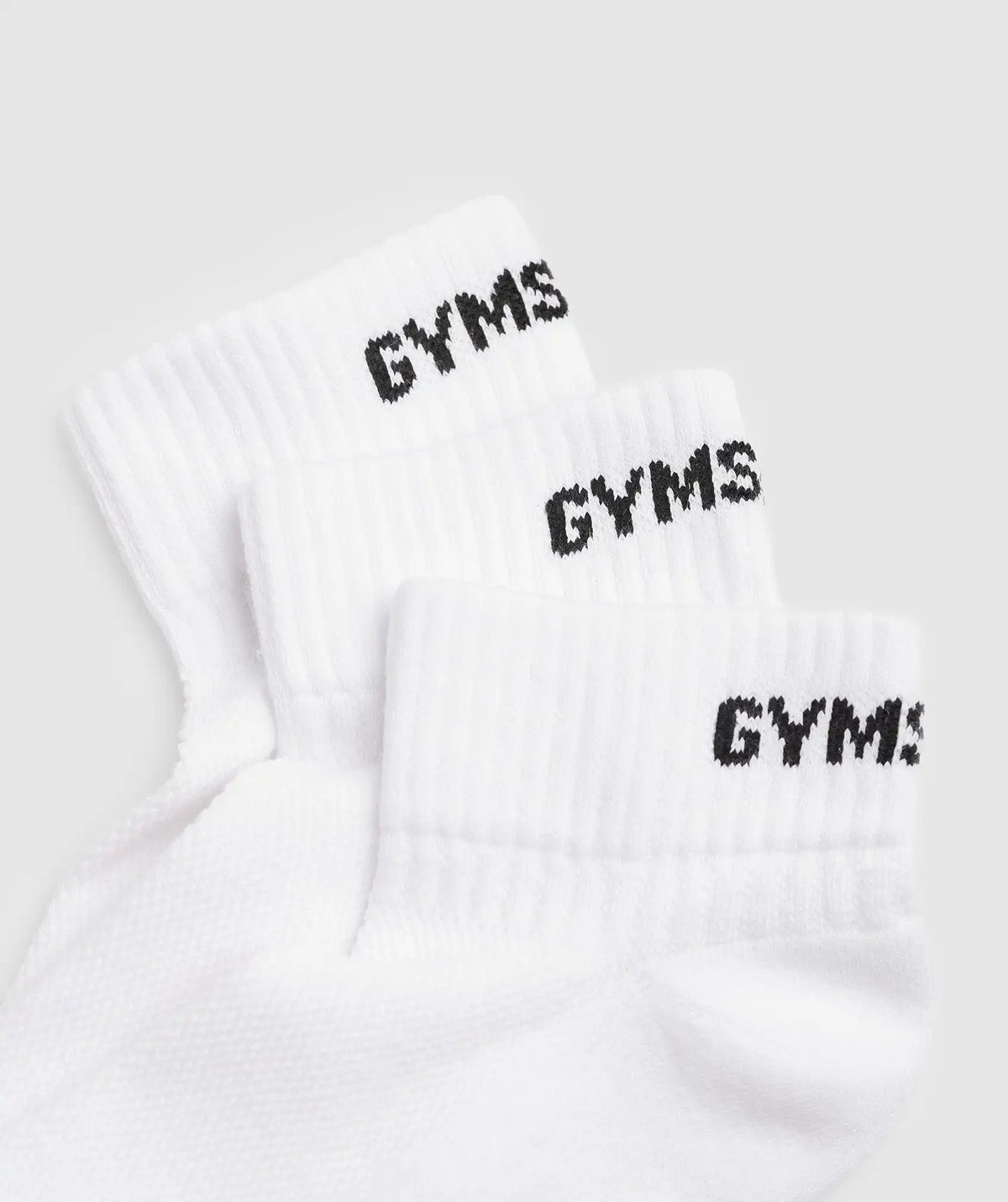 GS Jacquard Quarter Socks 3pk