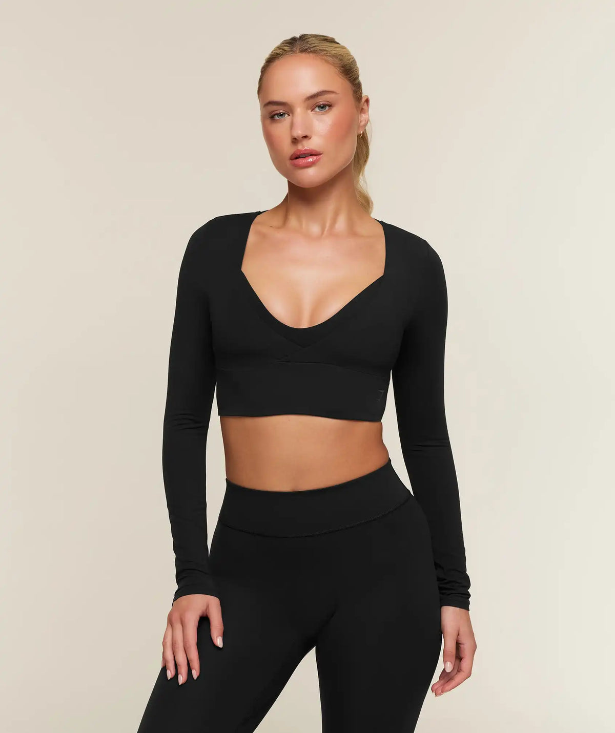 SoftSense™ Multiway Long Sleeve Crop Top