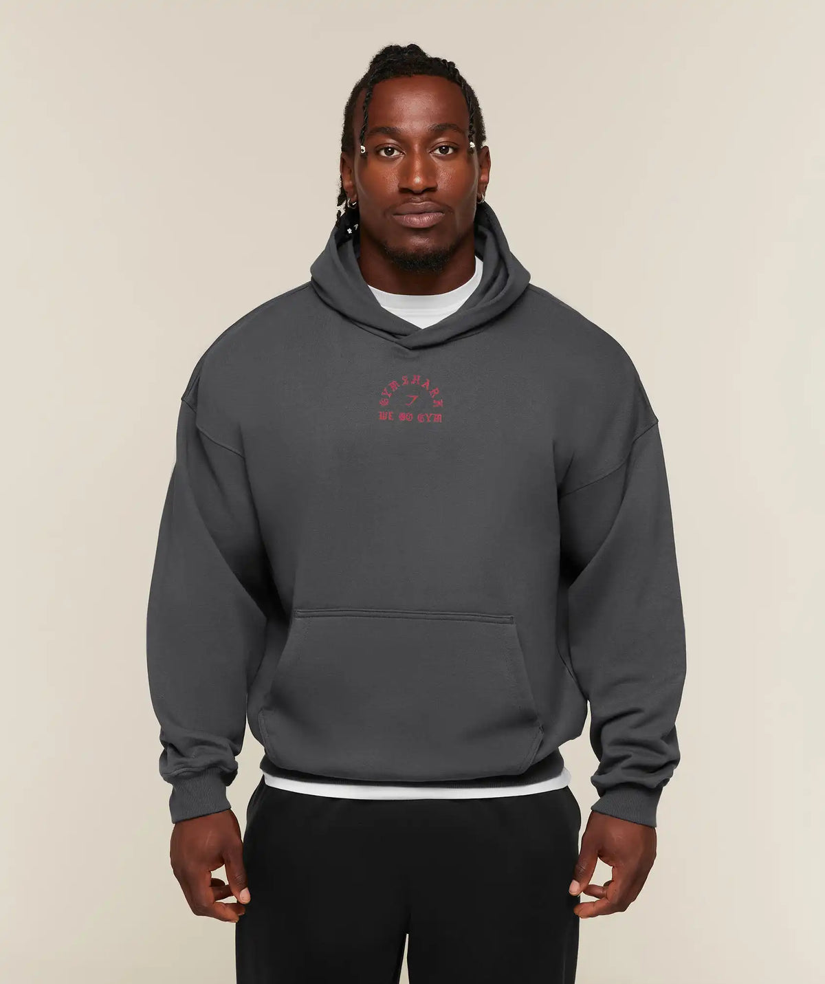 Lifting Statue Graphic Hoodie
