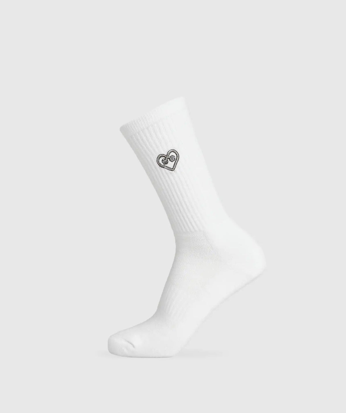 GFX Heart Crew Sock Single