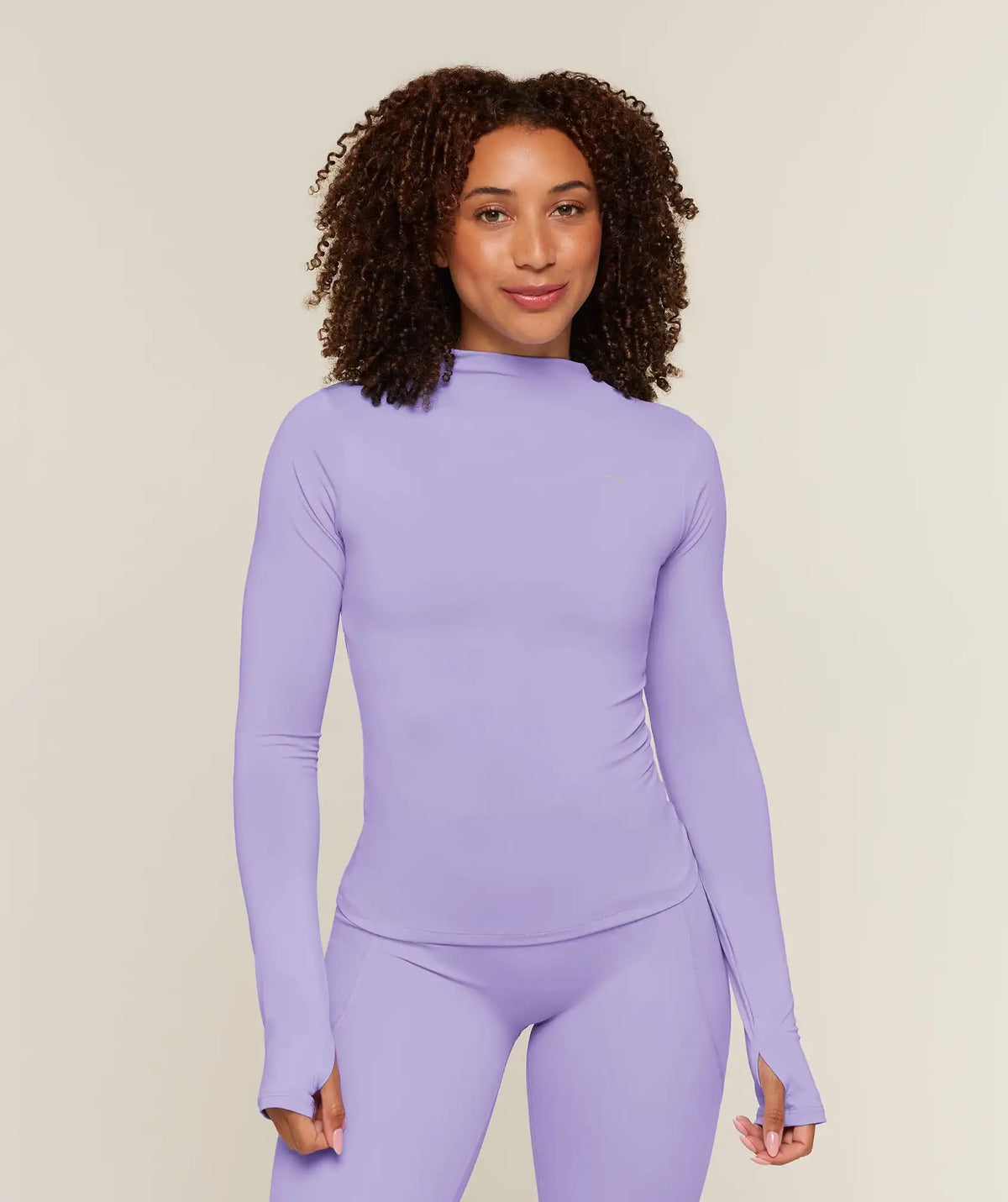 Running High Neck Long Sleeve Top