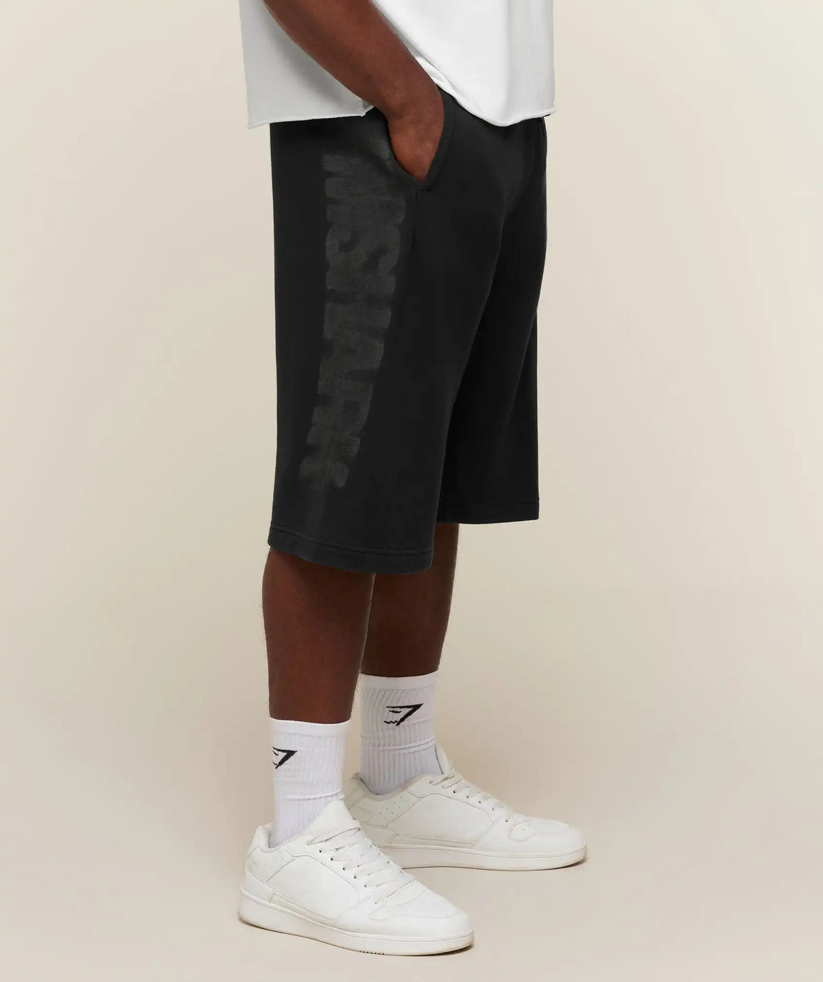 Power Washed Longline Shorts