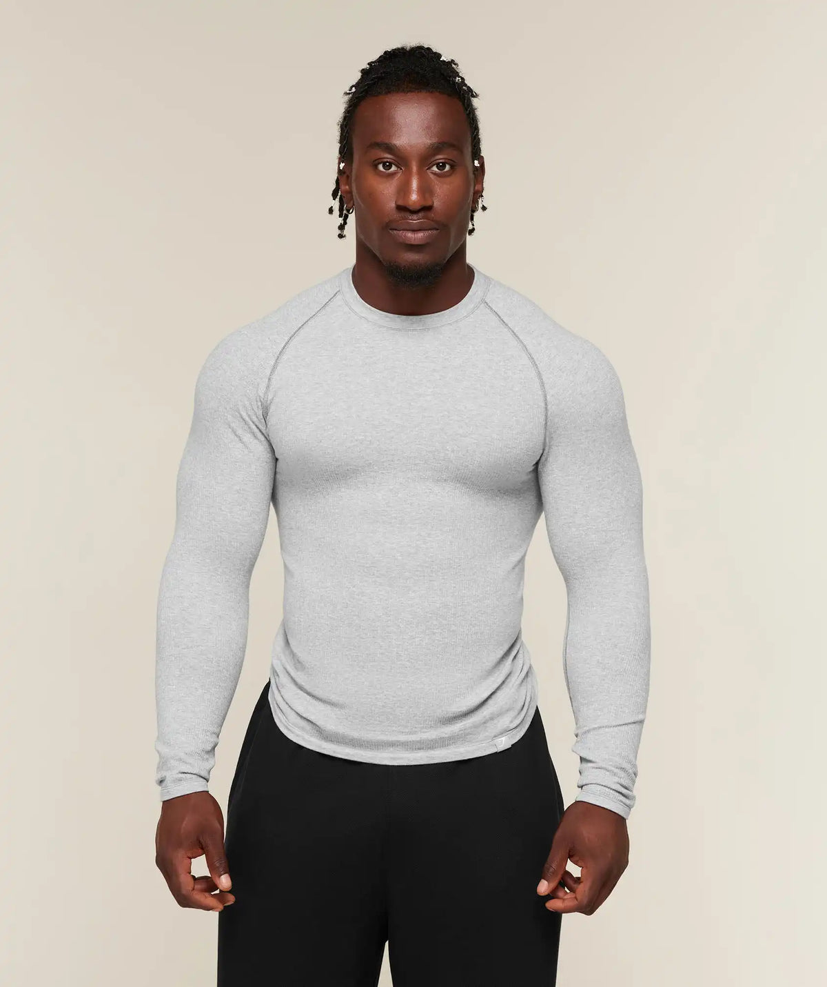 Cotton Seamless Long Sleeve T-Shirt