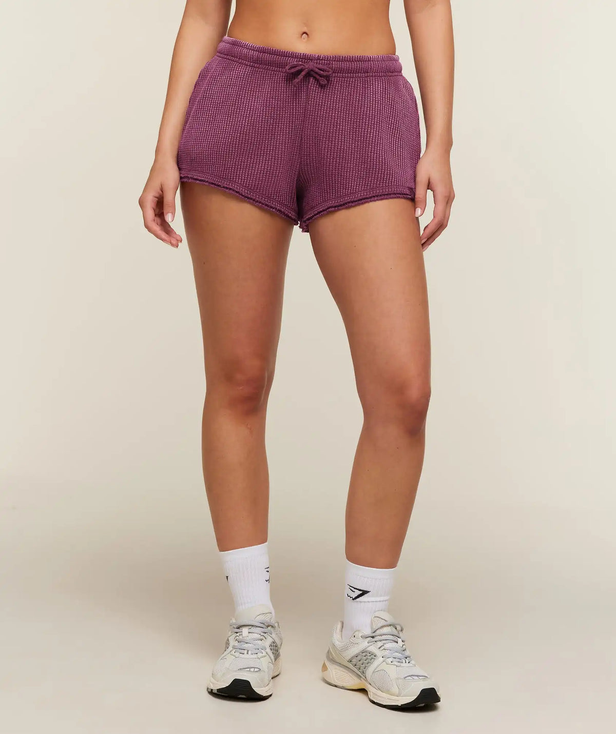 Washed Waffle Shorts