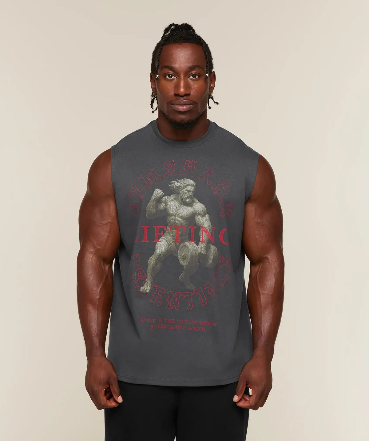 Lifting Statue Graphic Tank