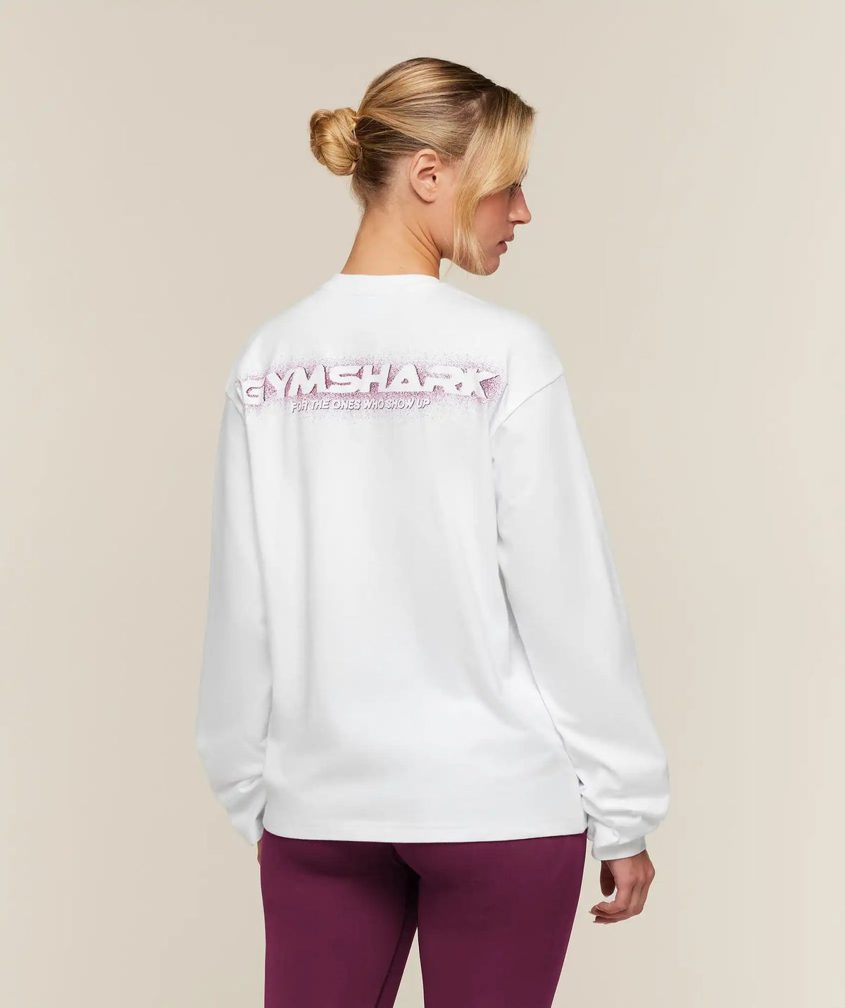 For The Ones Who Show Up Graphic Long Sleeve Top