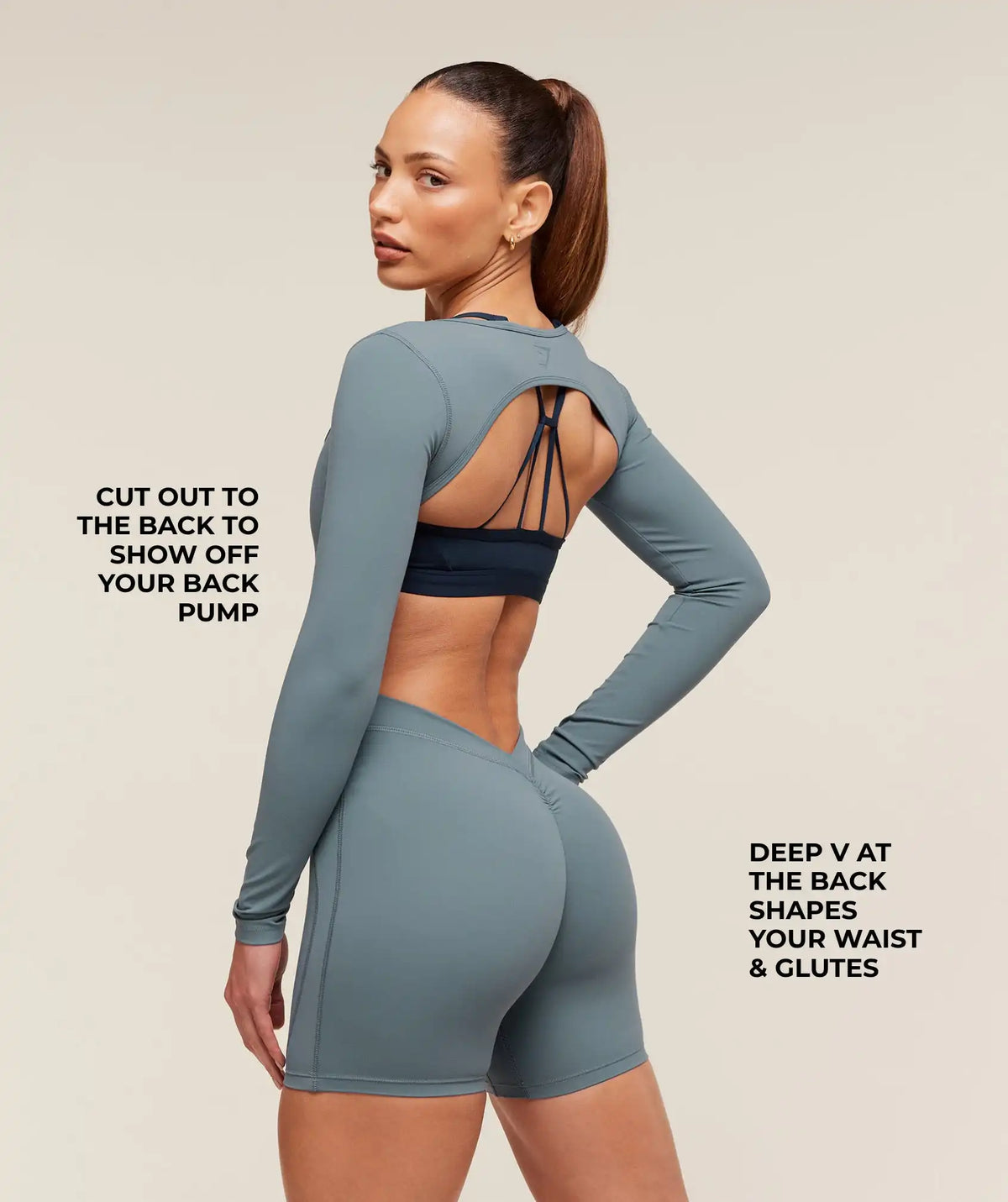 Lifting Dipped Waistband All-In-One